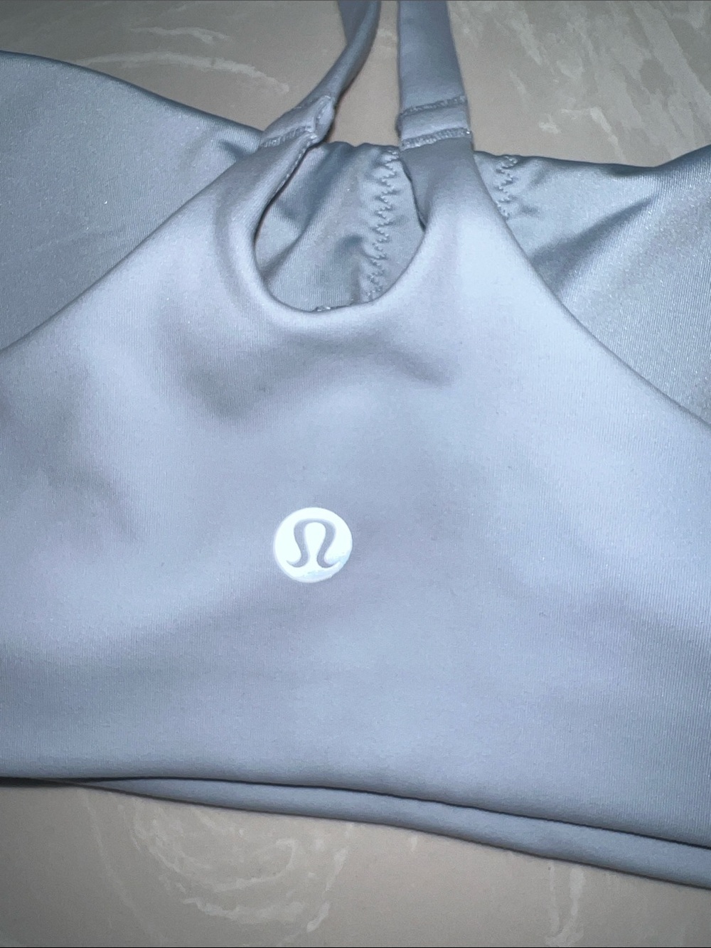Lululemon Wunder Train Strappy Racer Bra, Stretch Blue, Size 10, A/B Cup NWT - Picture 7 of 10